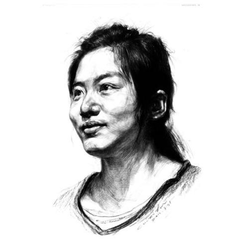 素描头像的魅力，感受艺术的最新风采🎨