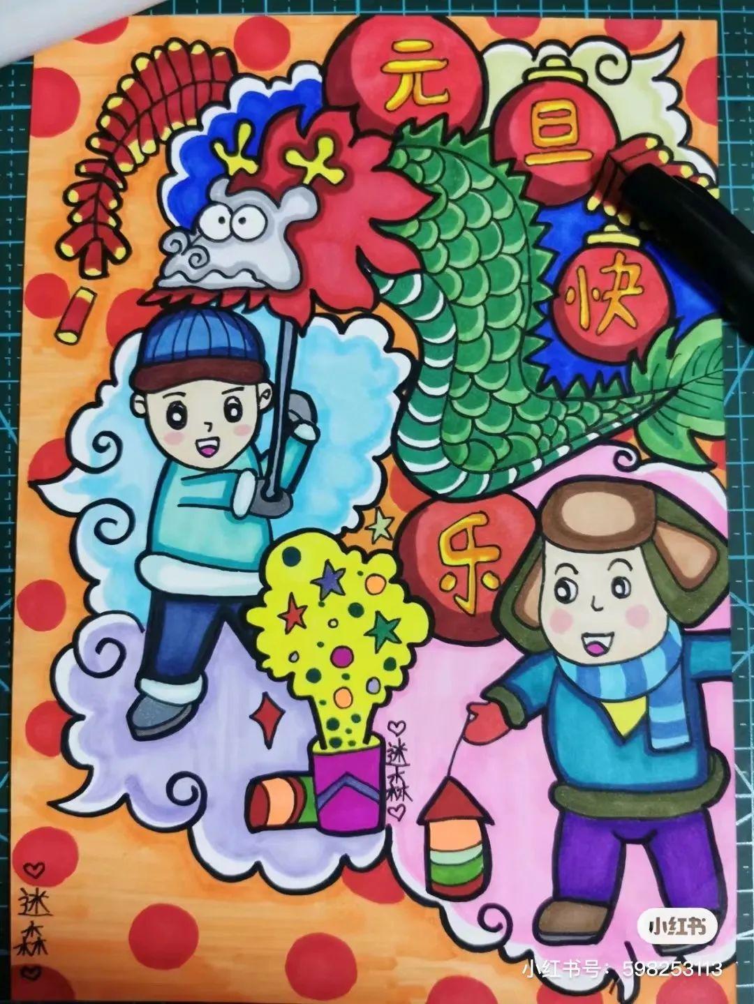 最新儿童画，创意无限，童趣盎然的世界