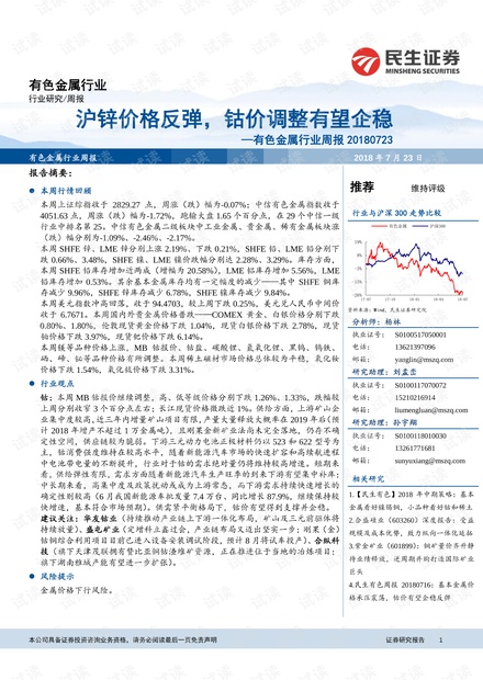 沪锌最新报价揭秘及市场动态分析!