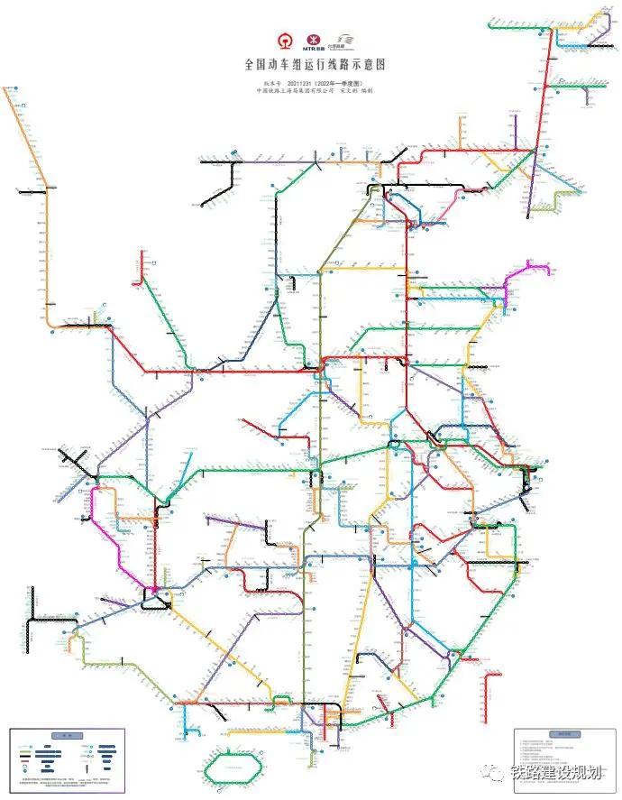 最新全国火车线路图全景概览