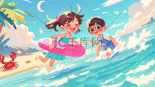 水下奇幻世界,游泳动漫的魅力探索